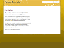 Tablet Screenshot of fathomtechgroup.com